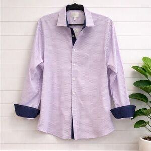 👕♥️🔥Men’s Construct Men’s Slim Fit Stretch Dress Shirt – Large (16 35)